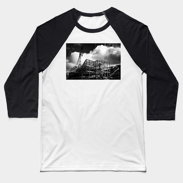 Newcastle Construction Site Baseball T-Shirt by axp7884